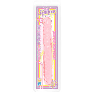 Crystal Jellies Jr Double Dong Pink 12