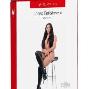 Myu Latex Stockings Sm Black