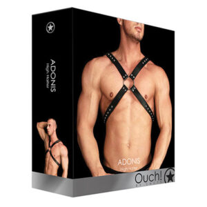 Shots Ouch Adonis High Halter - Black