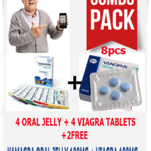 VIAGRA 100MG + KAMAGRA JELLY 100MG-COMBO PACK 6 + 6 12PCS +2free