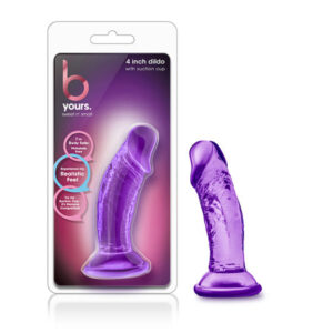 Blush B Yours Sweet n Small 4 Dildo w/ Suction Cup - Purple