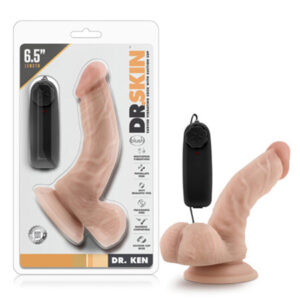 Blush Dr. Skin Dr. Ken 6.5'' Cock w/Suction Cup - Vanilla