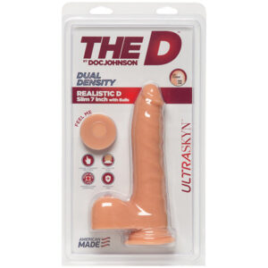 The D 7'' Realistic D Slim w/Balls - Vanilla