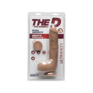The D 9'' Uncut D w/Balls - Caramel