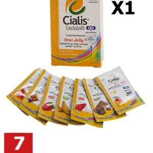 Cialis-Apcalis Oral Jelly Tadalafil 20mg (1 Week Pack X 7) 7pcs