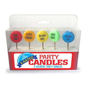 X-Rated Party Candles - Set of 5