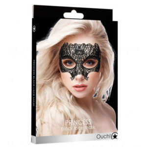 Ouch! Princess Black Lace Mask - Black