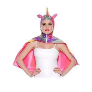 Music Legs Metallic Rainbow Colored Unicorn Cape ML70664