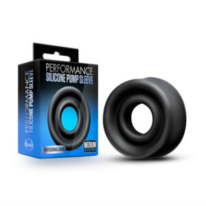 Blush Performance Silicone Pump Sleeve Medium - Black