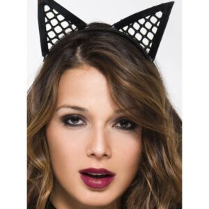 Music Legs Fishnet Cat Headband ML70854