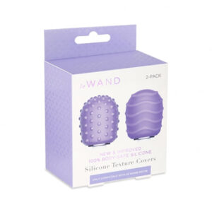 Le Wand Petite Pack of 2 Silicone Texture Covers - Violet
