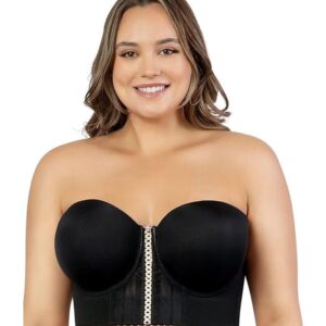 Parfait Shea Full Figure Longline Strapless Bra P60671 Black