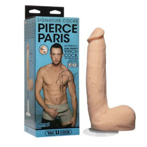 Signature Cocks ULTRASKYN 9'' Cock w/Removable Vac-U-Lock Suction Cup - Pierce Paris