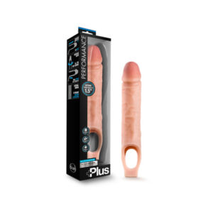 Blush Performance Plus 10'' Silicone Cock Sheath Penis Extender - Flesh