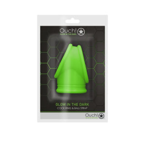 Ouch! Cock Ring & Ball Strap Glow In The Dark