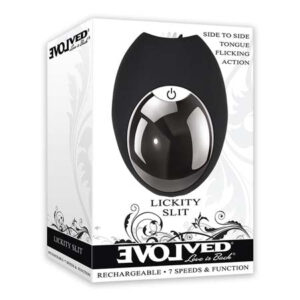 Evolved Lickity Slit Oral Massager - Black