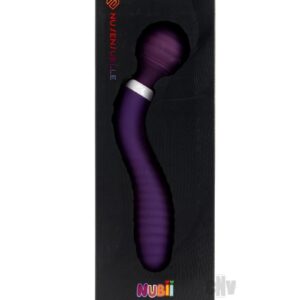 Nu Sensuelle Lolly Double-Ended Flexible Nubii Wand - Purple