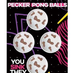 Pecker Beer Pong Balls 4pk