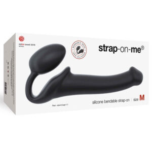Strap On Me Silicone Bendable Strapless Strap On Medium - Black