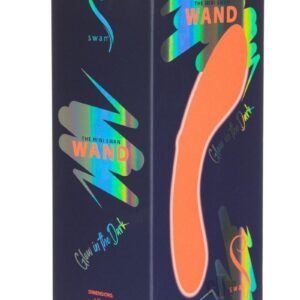 Mini Swan Wand Gitd Orange