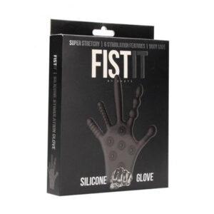 Shots Fistit Silicone Stimulation Glove - Black