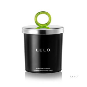 LELO Flickering Touch Massage Candle - Snow Pear & Cedarwood