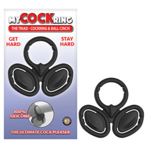 My Cock Ring The Triad Cockring & Ball Cinch - Black