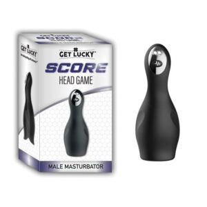 Get Lucky Score Head Game Masturbator - Black