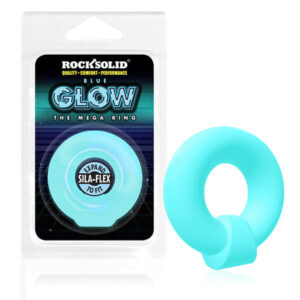 Rock Solid Glow in the Dark Mega Ring - Blue