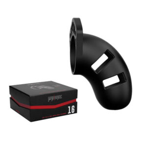 Shots Man Cage Chastity 3.5'' Cock Cage Model 20 - Black