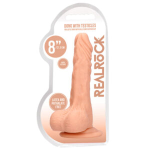 Real Rock Realistic Dildo - 8 Flesh