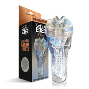 MSTR B8 In the Clear Mouth Stroker - Clear