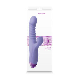 Luxe Nova Thrusting & Throbbing Stimulator - Purple