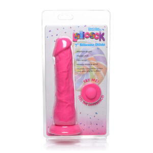Curve Novelties Lollicock 7'' Silicone Dildo - Cherry