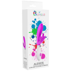 Shots Luminous Alexios Silicone 10 Speed Butterfly Vibrator - Fuchsia