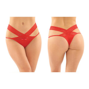Daphne Brazilian-Cut Panty 6pk L/XL Red