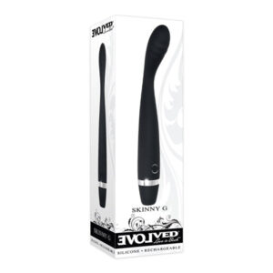 Evolved Skinny G Silicone G Spot Vibrator - Black