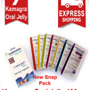 Kamagra Oral Jelly ( New Split) - Cyprus (1 box X 7) = 7 pcs + 2 Free ED Sample Tablets