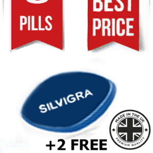 Silvgra Sildenafil Tablets 100mg (2 strips x 4 pills) 8 + 2 FREE 10pcs