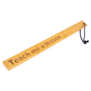 Spartacus Bamboo Paddle - Teach Me a Lesson