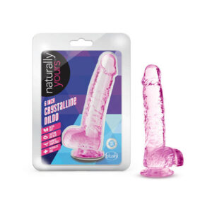 Blush Naturally Yours 6'' Crystalline Dildo - Rose