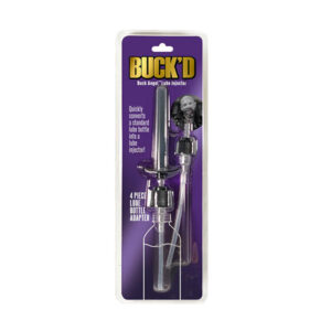 Buck'd Buck Angel Lube Injector - Black