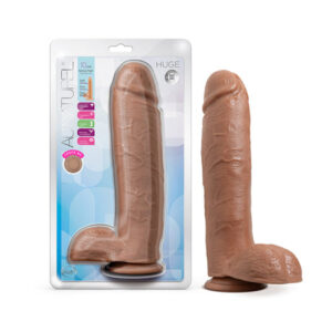 Au Naturel - Huge - 10 Inch Dildo - Mocha