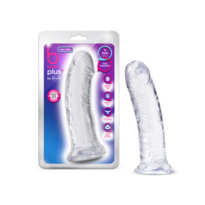 Blush B Yours Plus 8'' Roar n Ride Dildo - Clear