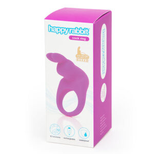 Happy Rabbit Rechargeable Cock Ring - Purple