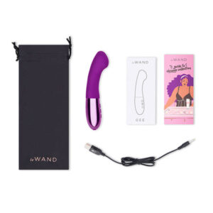 Le Wand GEE G-Spot Targeting Rechargeable Vibrator - Cherry