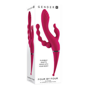 Gender X Four by Four Vibrator - Burgundy