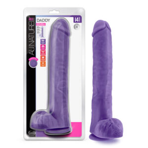 Blush Au Naturel Bold Daddy 14'' Dildo - Purple