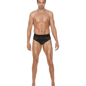 Elegant Moments Men's Mesh And Lycra Jock Strap EMVIV82191