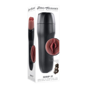 Zero Tolerance Grip It Vaginal Stroker - Dark